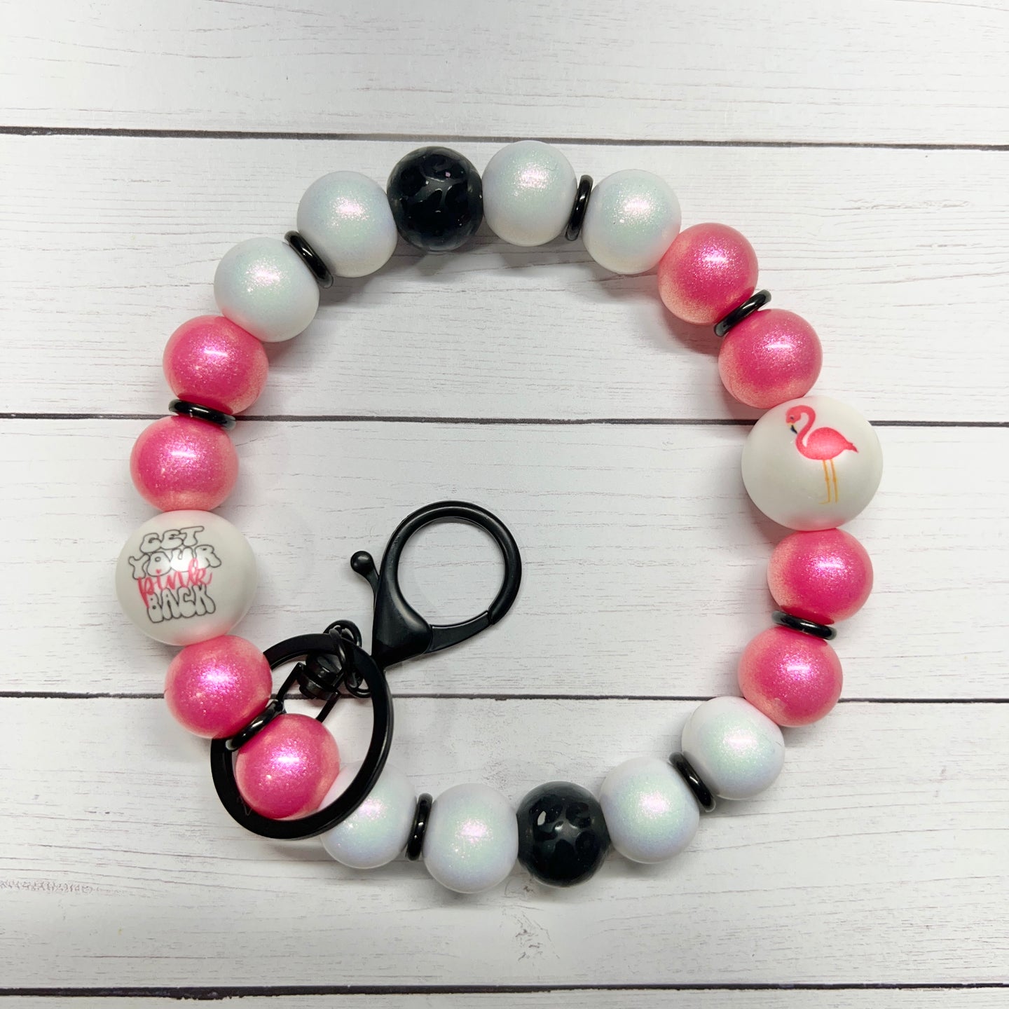 GYPB Opal w/Black Leopard Jeweled Wristlet